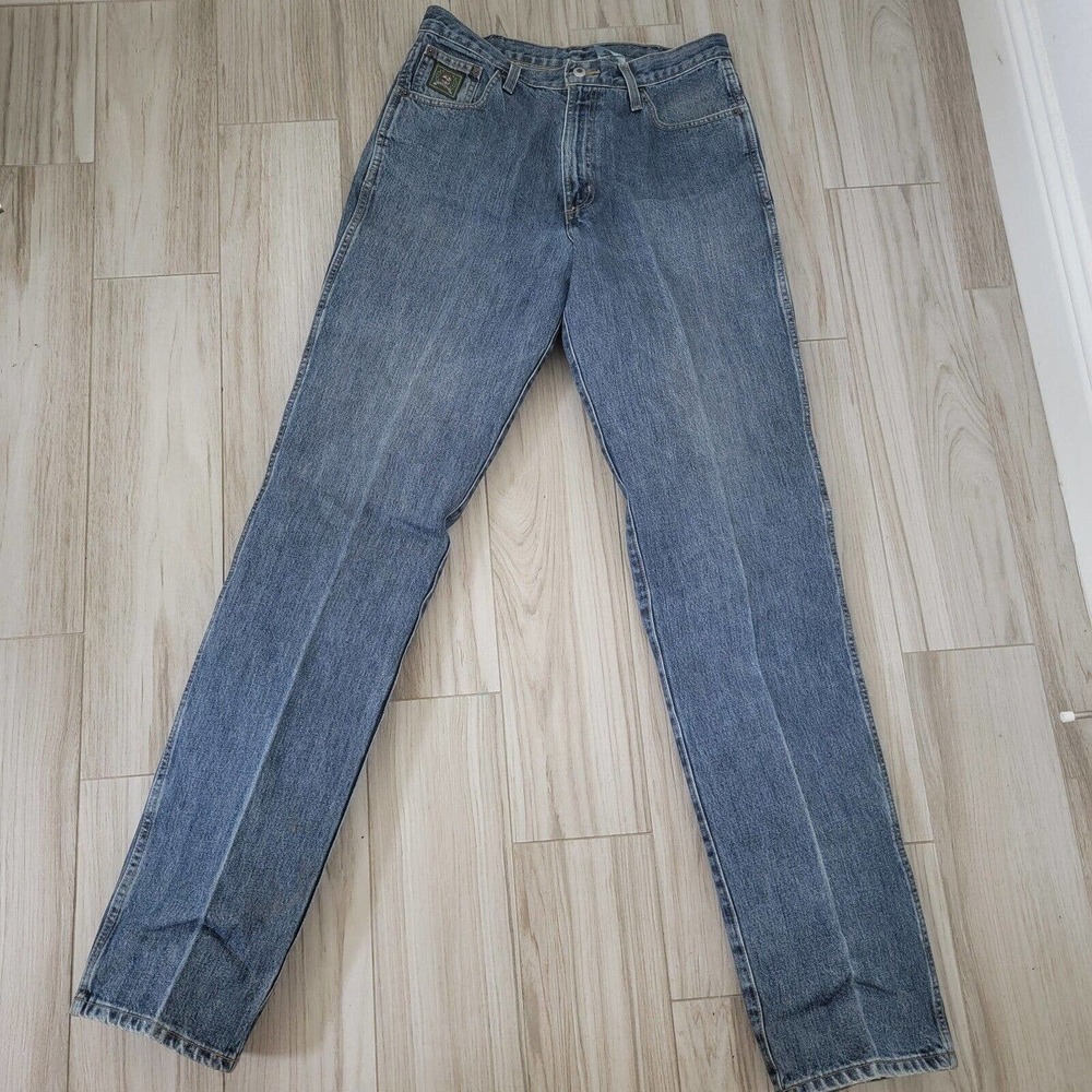 Cinch Jeans 34 x 38 Long Green Label Heavy Starch